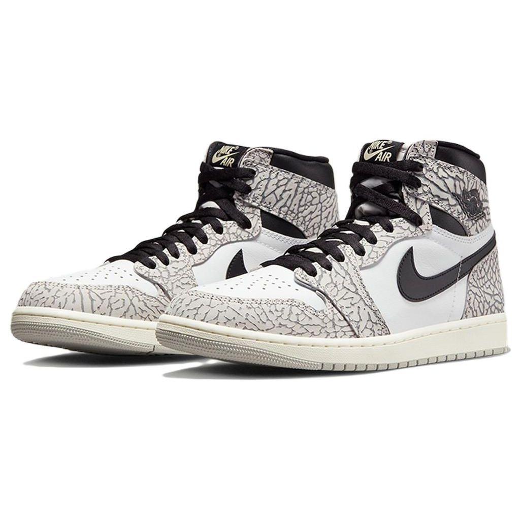 Кроссовки унисекс Air Jordan 1 Retro High OG White Cement Grey Tech-Grey Muslin DZ5485-052