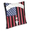 Parachuting Skydiving USA Flag Design Throw Pillow Cover Throw Pillow Creative Cushion Covers