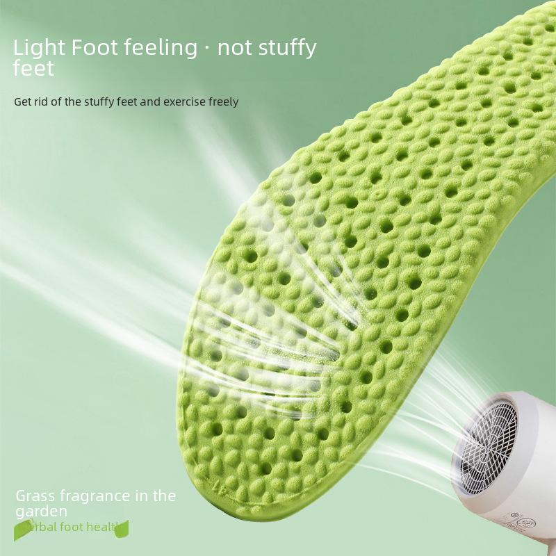 Новые дышащие стельки из полыни: Потопоглощающая, амортизирующая, высокоэластичная поддержка для мужской и женской военной подготовки и спорта.