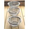 [.co.jp Exclusive] Nagao Bowl Heat-Resistant Cook Bowl, 21cm, 1900ml, and Colander Set, Made in Japan