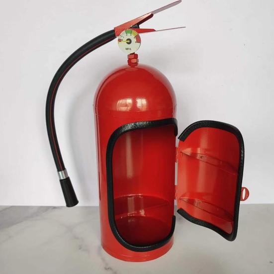 Mini Extinguisher Wine Box Metal Bar Hidden Liquor Cabinet Simulation Extinguisher Drinks Cabinet Gift for Boyfriend Father Brother