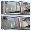 2pcs Rear Door Window Glass Cover Strip Decor Trim For 18-22 Jeep Wrangler JL JT