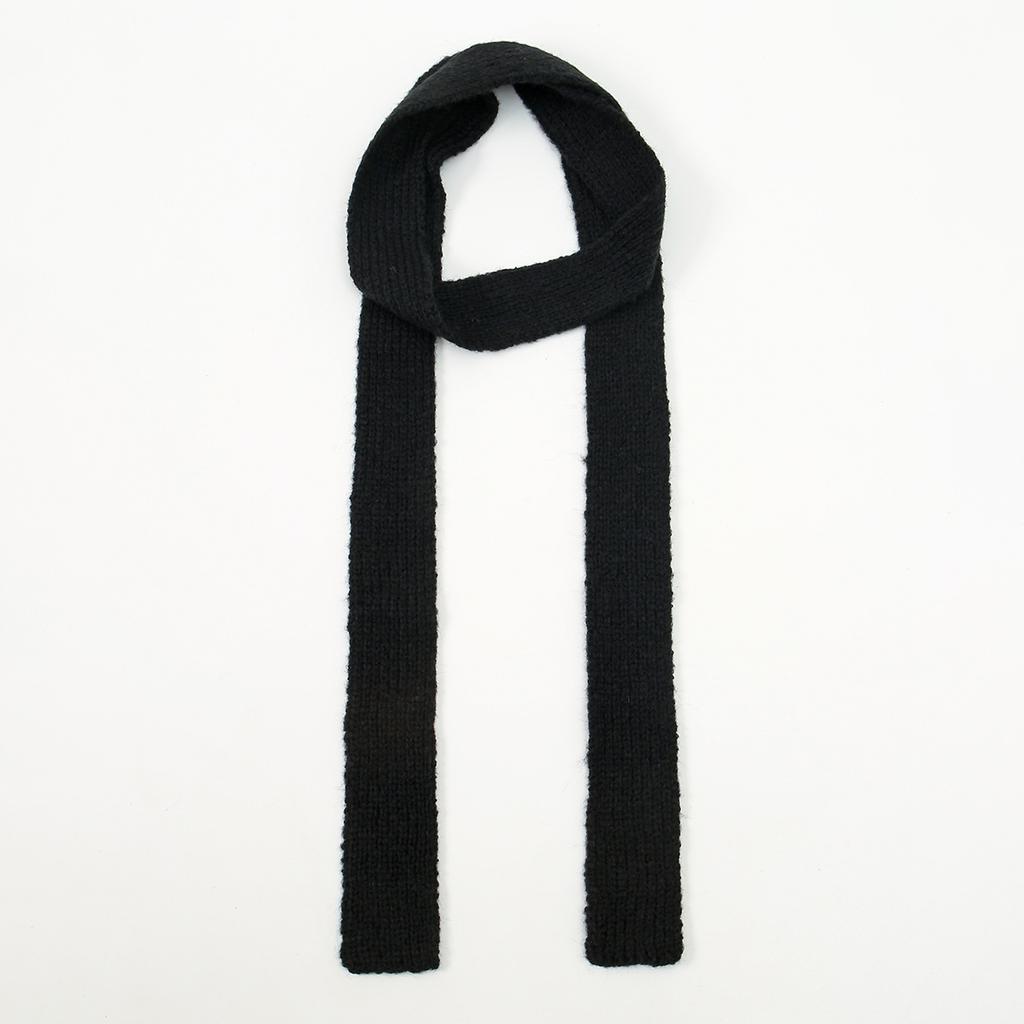 Зимний Новый Женский Имитация Кашемира Мохер Шарф Однотонный Узкий Длинный Шарф Женский Корейская Версия Вязаные Шерстяные Шарфы