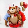 Boy Girl Day Love Bear Heart Inflatable Balloon Foil Balloons Party Supplies Decoration MIT