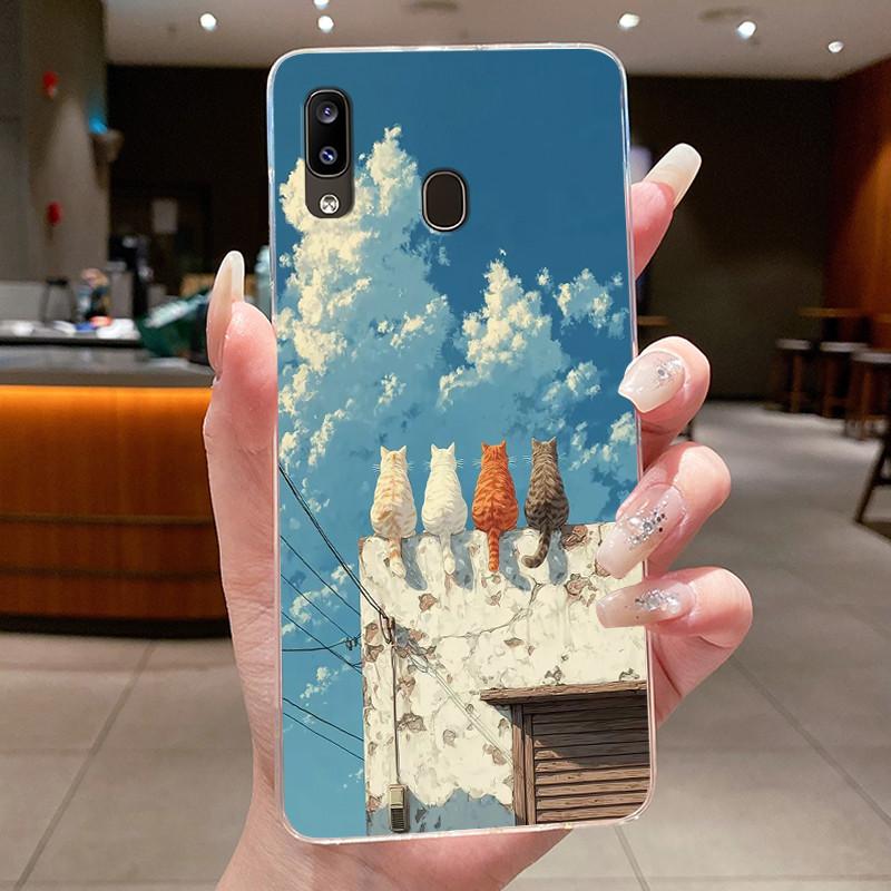 Чехол для телефона Samsung Galaxy A40 A41 Милый Крутой Дракон Мальчики Девочки Прозрачная Задняя Крышка Для Samsung A 40 41 Мягкий ТПУ Силиконовый Fundas