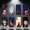 Чехол для телефона Аниме S-Приговорен стать героем Для Samsung S25,S24,S21,S22,S23,S30,Ultra,S20,Plus,Fe,Note,5G Черный Чехол