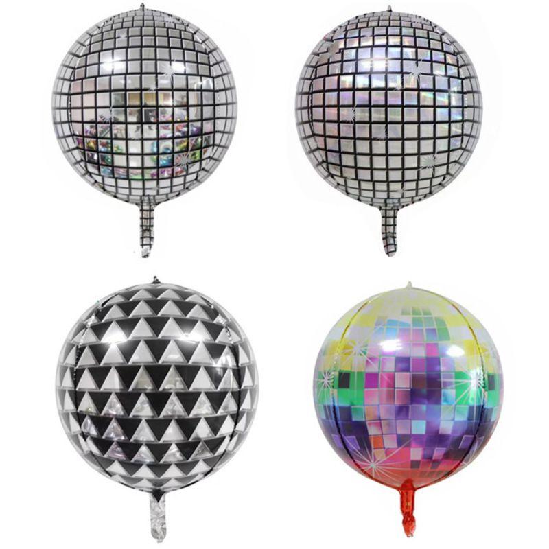 Большие гелиевые шары в виде диско-шаров для потрясающих украшений на новогоднюю вечеринку 2022