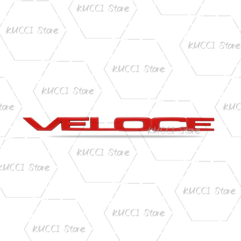 QGDM1 3D Car Sticker VELOCE TI Logo Metal Emblem Badge Decals For Alfa Romeo 159 155 Giulietta Giulia Junior Tonale Stelvio Mito 955
