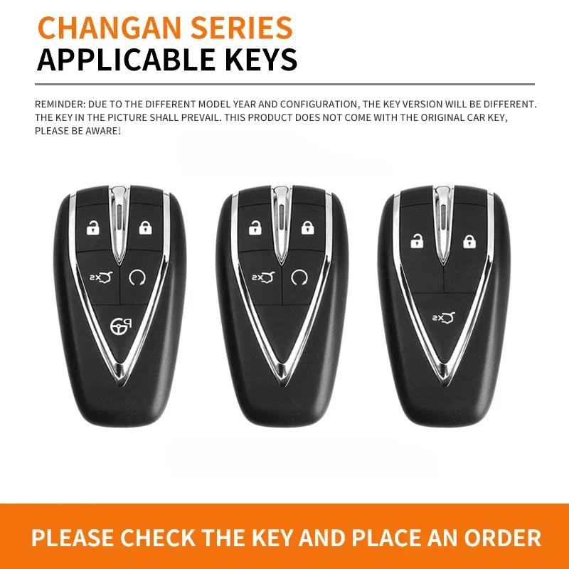 Подходит для Changan CS75 Plus CS95 CS35 CS15 CS85 Alswin CS55 Eado CS15EV CX20 CX70 Ruiteng автомобильные кожаные аксессуары для чехла ключей