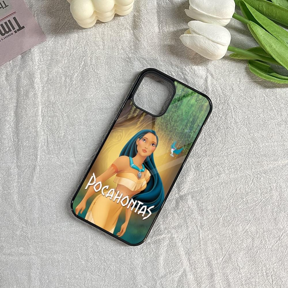 Чехол для телефона Покахонтас для iPhone 16 15 14 13 12 11 Pro Max Mini 8 Plus Se Xr X Xs Fundas Оболочка PC+TPU Чехол