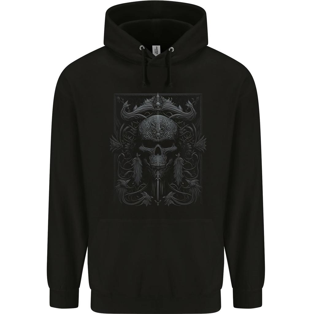 Symbol of Death Gothic Goth Heavy Metal Music hoodie-Casual Pullover Sweatshirt