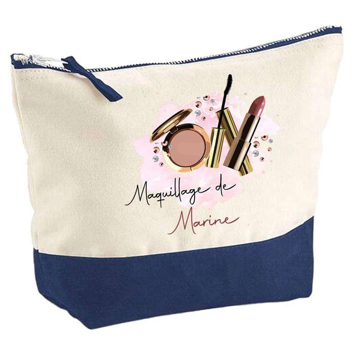 Trousse de maquillage - PLANETEE - le Maquillage de Marine - Grand format - Impression HD - Fabriquée en France