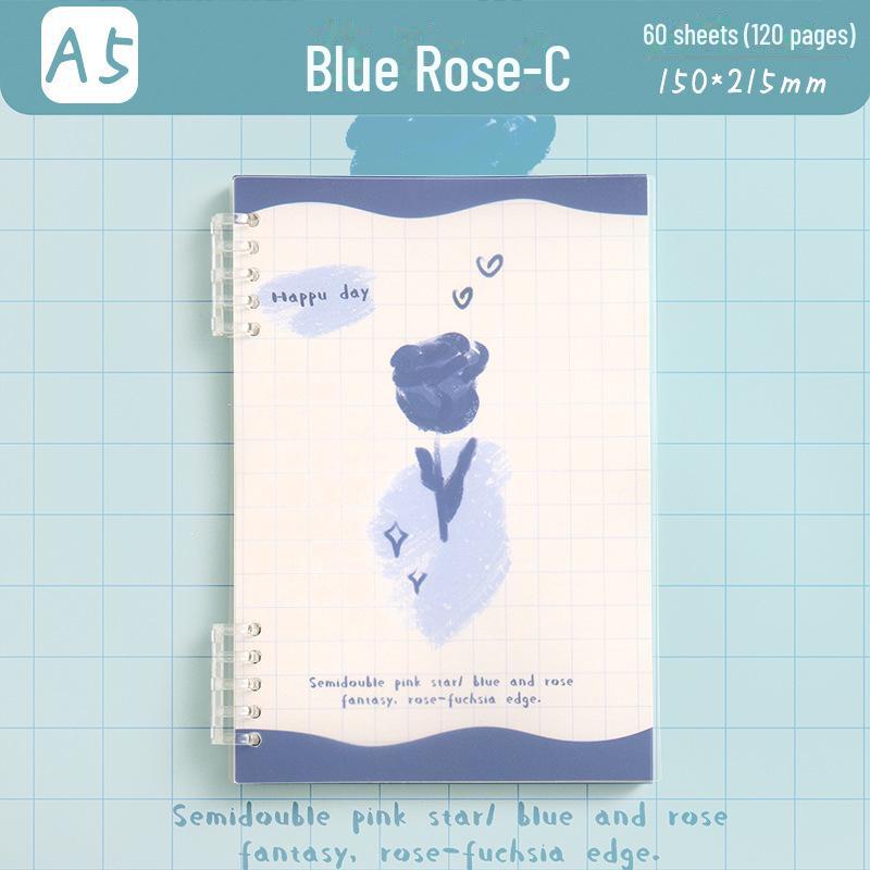 Блокнот с отрывными листами INS Gradient Blush формата A5/B5: Простая, универсальная тетрадь для студентов