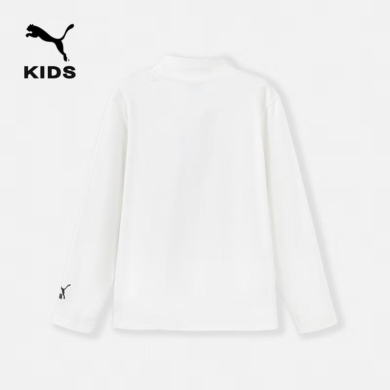 Puma Детская футболка с длинным рукавом и полувысоким воротником