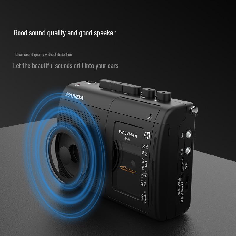 Panda 6501 Ностальгический кассетный плеер и радиомагнитофон