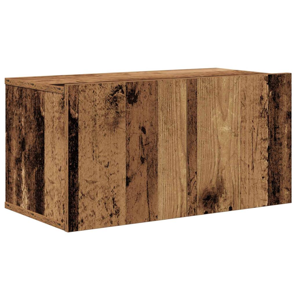 TV Cabinet Set 10 pcs Reclaimed Wood Look 30.5 x 30 x 90 cm Engineered Wood