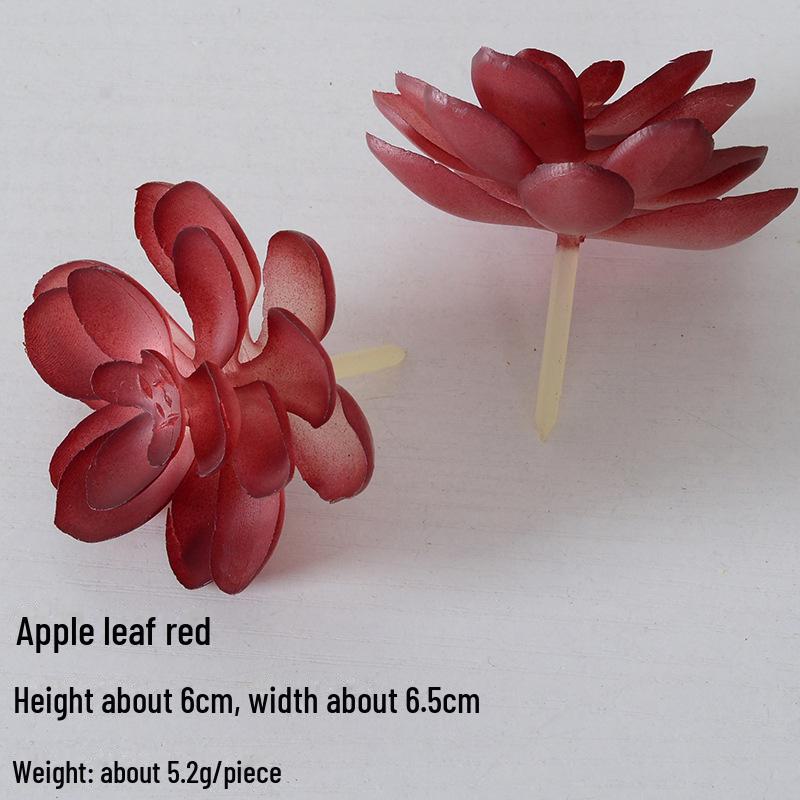 Mini Flocking Artificial Succulent Bonsai for DIY Wall Decor
