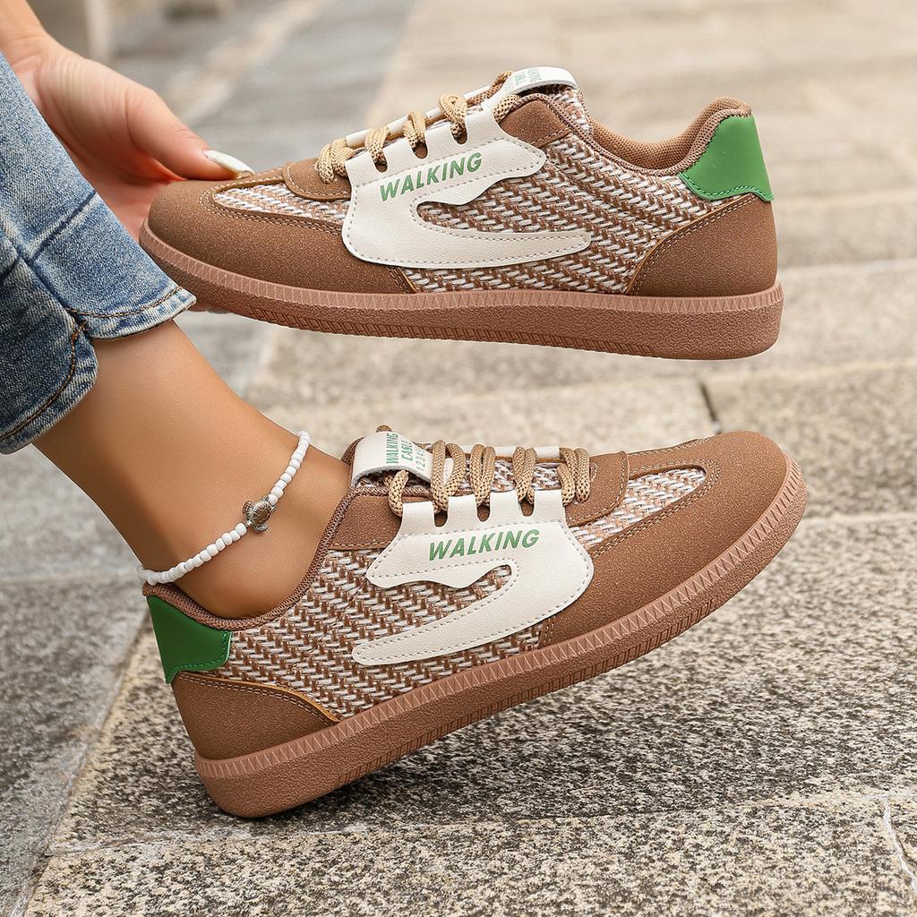 Весна Легкая Повседневная Обувь Платформа Ретро Кроссовки Высококачественная Женская Обувь Цветной Блок Повседневные Кроссовки Zapatos Mujer