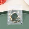 Transparent Waterproof and Moisture-proof 20PC Anti-Oxidation Storage Bag Jewelry Box Pressurizing Window