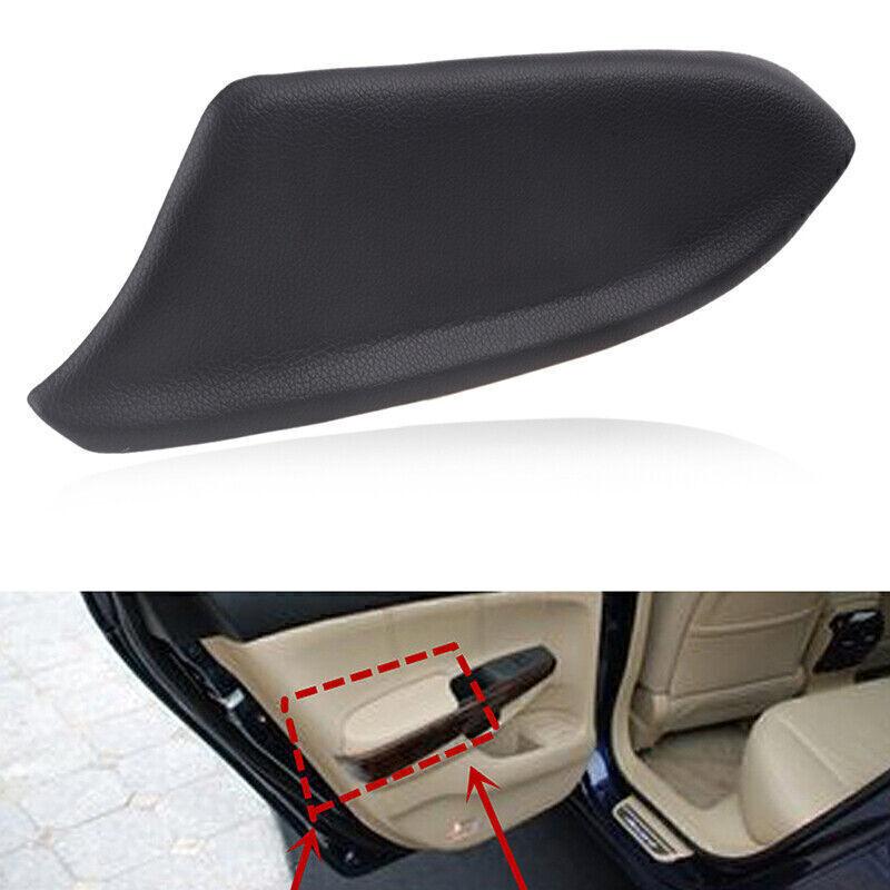 For Honda Accord 2008-12 Sedan Front Door Panel Armrest Cover Leather Black L
