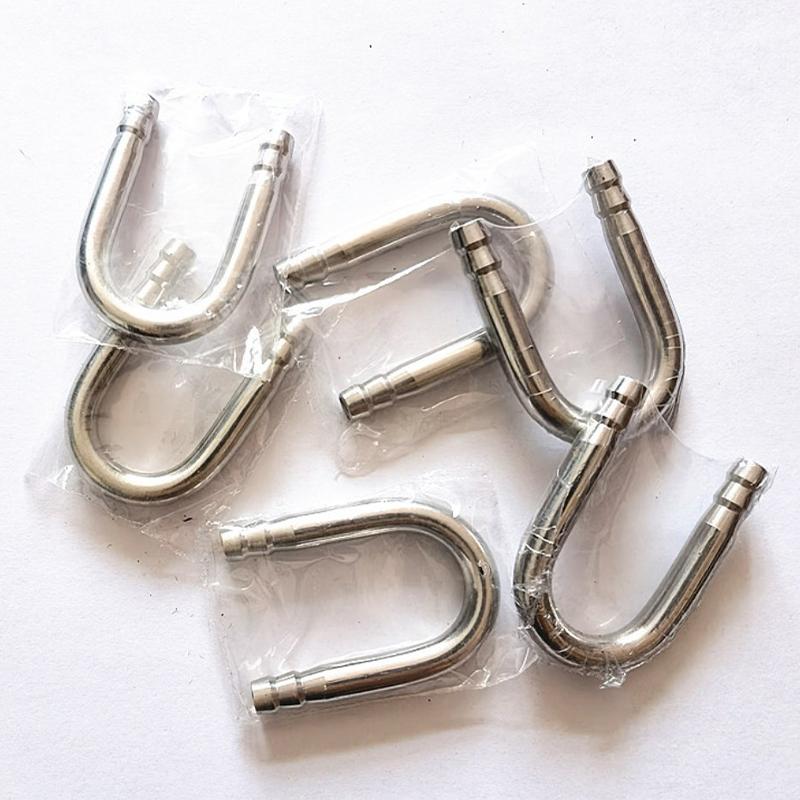 Регулятор CO2 для аквариума, диффузор, распылитель, воздушный насос, нержавеющая сталь, U-образная трубка, изогнутый соединитель