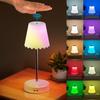 Перезаряжаемая RGB LED Ночная Лампа Креативная Регулируемая Сенсорная Лампа с Датчиком Жестов Управление Жестами Домашний Декор Комната Прикроватная Лампа