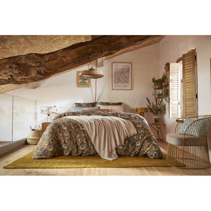 "Camélia" Duvet Cover All Sizes "Cotton Gauze" - Duvet Cover 200 X 200 Cm