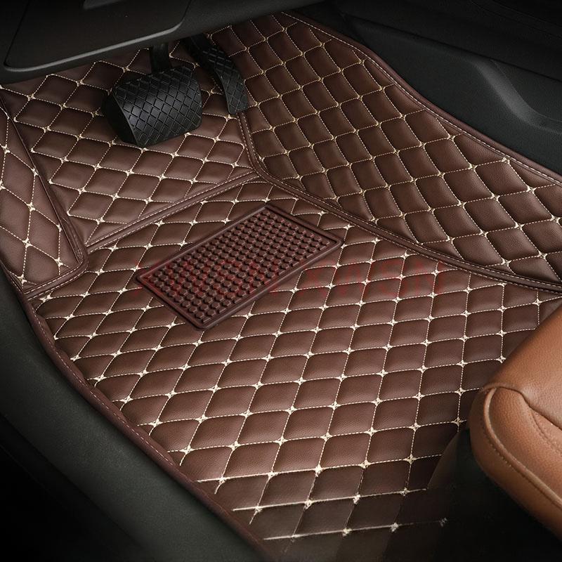 Custom 1 Pcs Driver Position Car Floor Mats for Dodge Caravan 2007-2013 Challenger Charger Caliber Avenger Interior Accessories