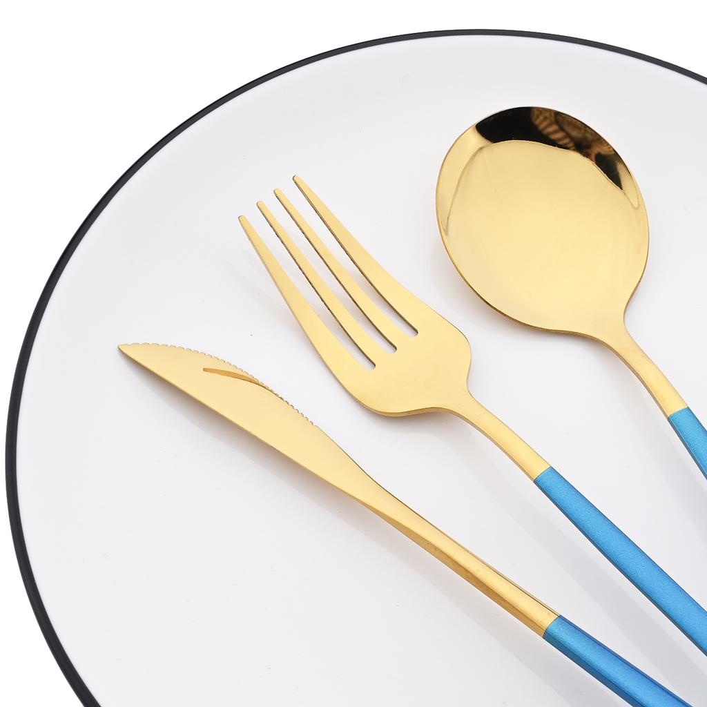 6 шт., набор столовых приборов для кемпинга, дорожный набор столовых приборов, нож, вилка, ложка, соломинка с портативной сумкой, набор посуды из нержавеющей стали