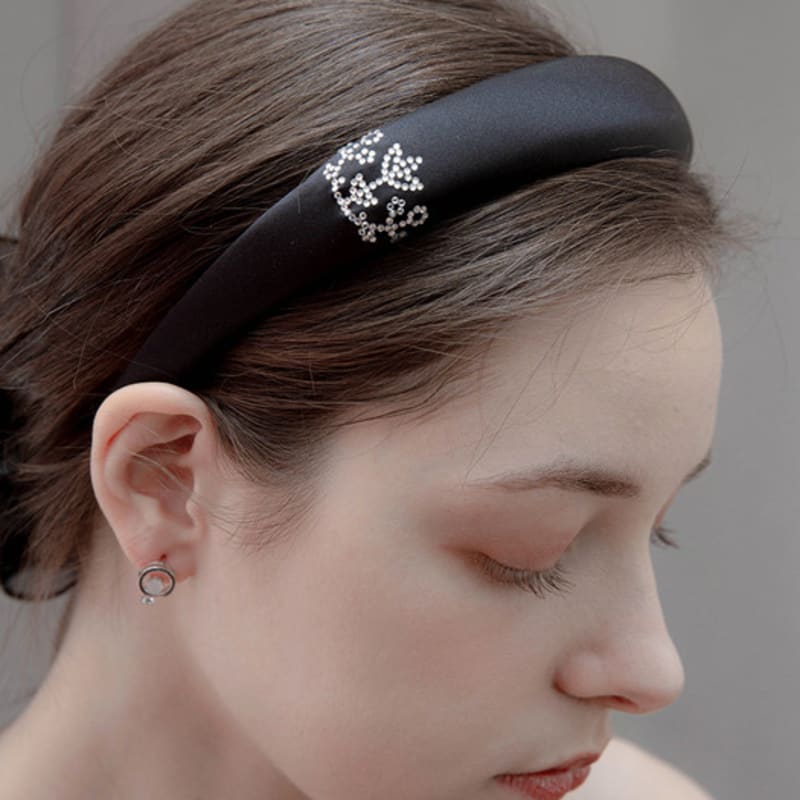 Жан Поль Кларисс Жан Поль Белый Камень Символ Повязка для Волос JP-22-082HB