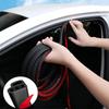 Прочные 5/10-метровые уплотнительные полоски для автомобильных дверей, 2-слойные резиновые, бесшумные, теплоизоляционные, пылезащитные, уплотнители автомобильных дверей, Автомобили
