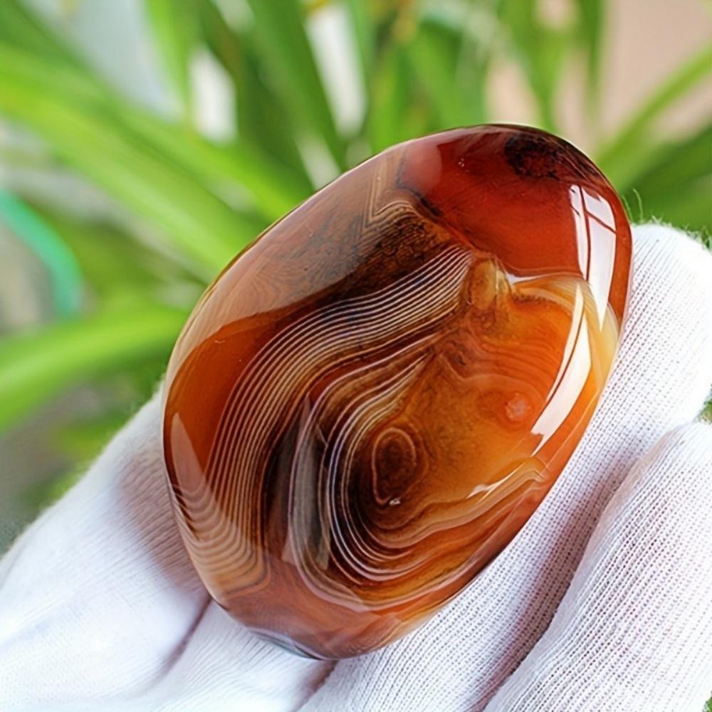 Natural Irregular Polished Palm Stone Smooth Agate Stone for Gift Sardonyx Tumbled Crystal Healing Stone