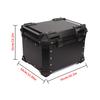 45L Motorcycle Helmet Box Top Tail Rear Luggage Storage Tool Cases Lock For Honda ADV160 ADV150 Pcx160aluminium Alloy Rear Shelf