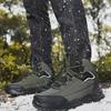 Men's Winter Waterproof Insulated Hiking Boots - Anti-Skid, Warm, Thick Velvet for Outdoor Snow Sports