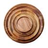 Solid Wood Serving Platter Tray Round Wooden Tea Tray Plate Dinner Plates  For Food Snack Dishs