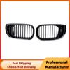 Car Front Bumper Racing Grille For BMW 3 Series E46 Sedan 4 Door 320i 350i 2002 2003 2004 2005 1Pair Single Slat Kidney Grill