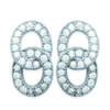 [L3742] - Silver 'Sissi' Silver Earrings (rhodium-plated) - 10x6 Mm