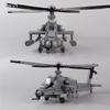 MOC AH-64 Модель самолета Строительные блоки Военная серия Коллекция американских самолетов Apache Украшение Детская DIY игрушка Подарок для мальчика
