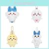 World Chiikawa Parallels Hachiware Plush Keychain With Soft Short Plush Kids For