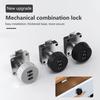 1 комплект кодового замка, 3-значный пароль, противоугонное оборудование для защиты дверей почтового ящика, двери шкафа, дома