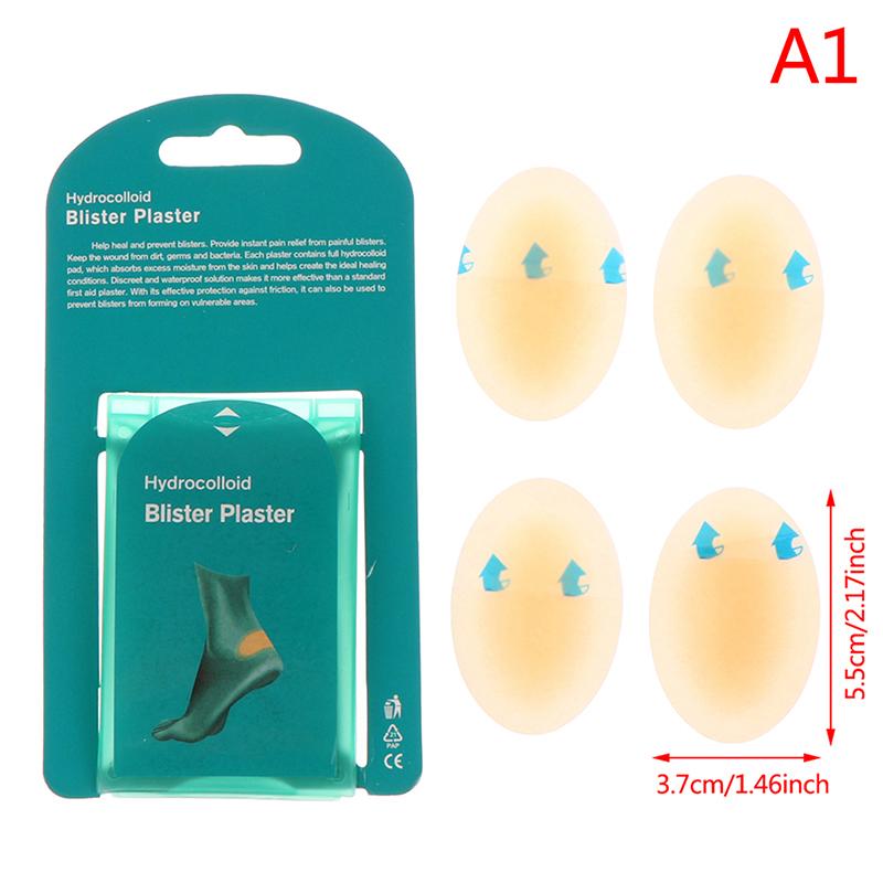4 шт. пластырь для волдырей на ногах, клейкий гидроколлоидный гель, противоизносный уход за ногами