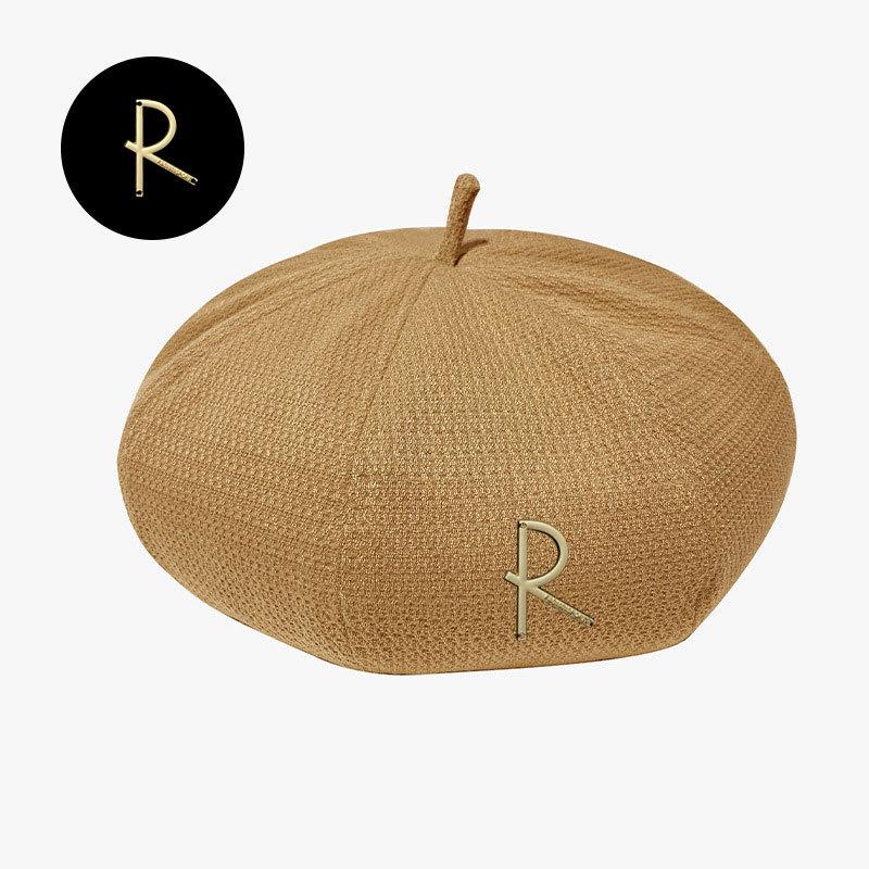 Британский Ретро Берет Женский Весенне-Осенний Вязаный Литературный Шляпа Художника Корейская Версия Универсальная Теплая Шапка