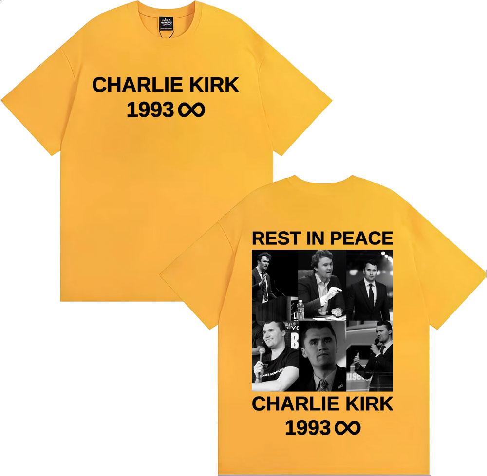Rest in Peace Charlie Kirk Graphic Tshirts Men Women Fashion Casual 100 Cotton Tee Shirt Harajuku Classic Short Sleeve T Shirt