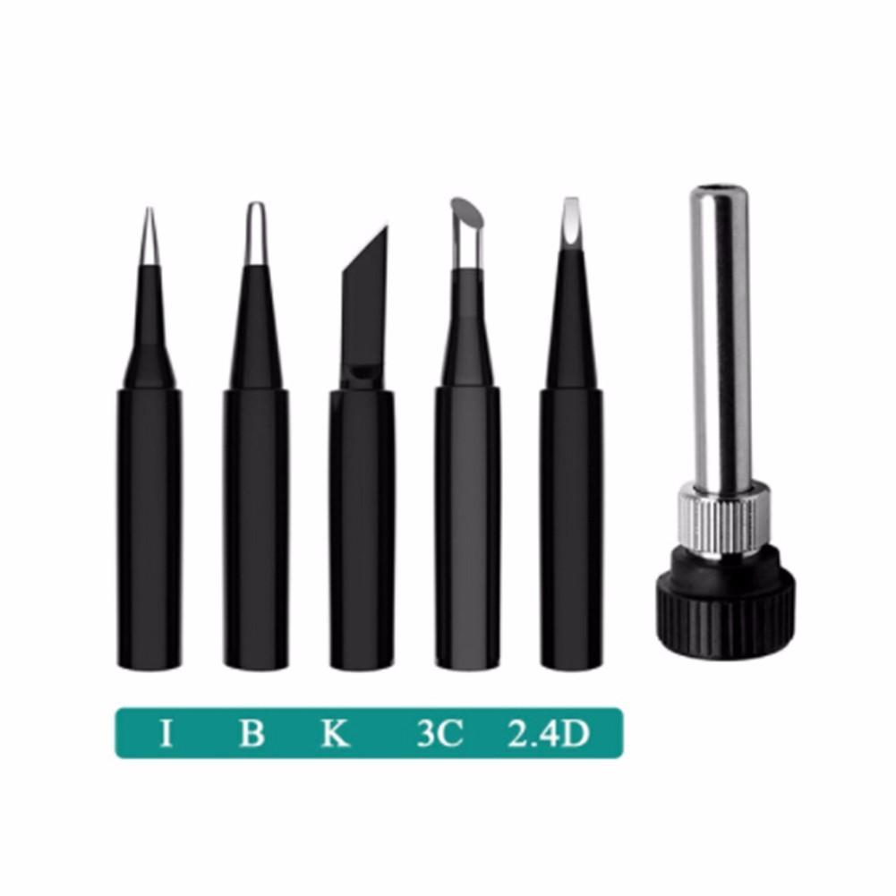 6PCS Soldering Iron Tip 900M-T  Free For  936 937 938 Soldering Station