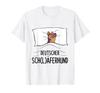 Sleeping Shirt German Sleeper Dog Slogan T-Shirt