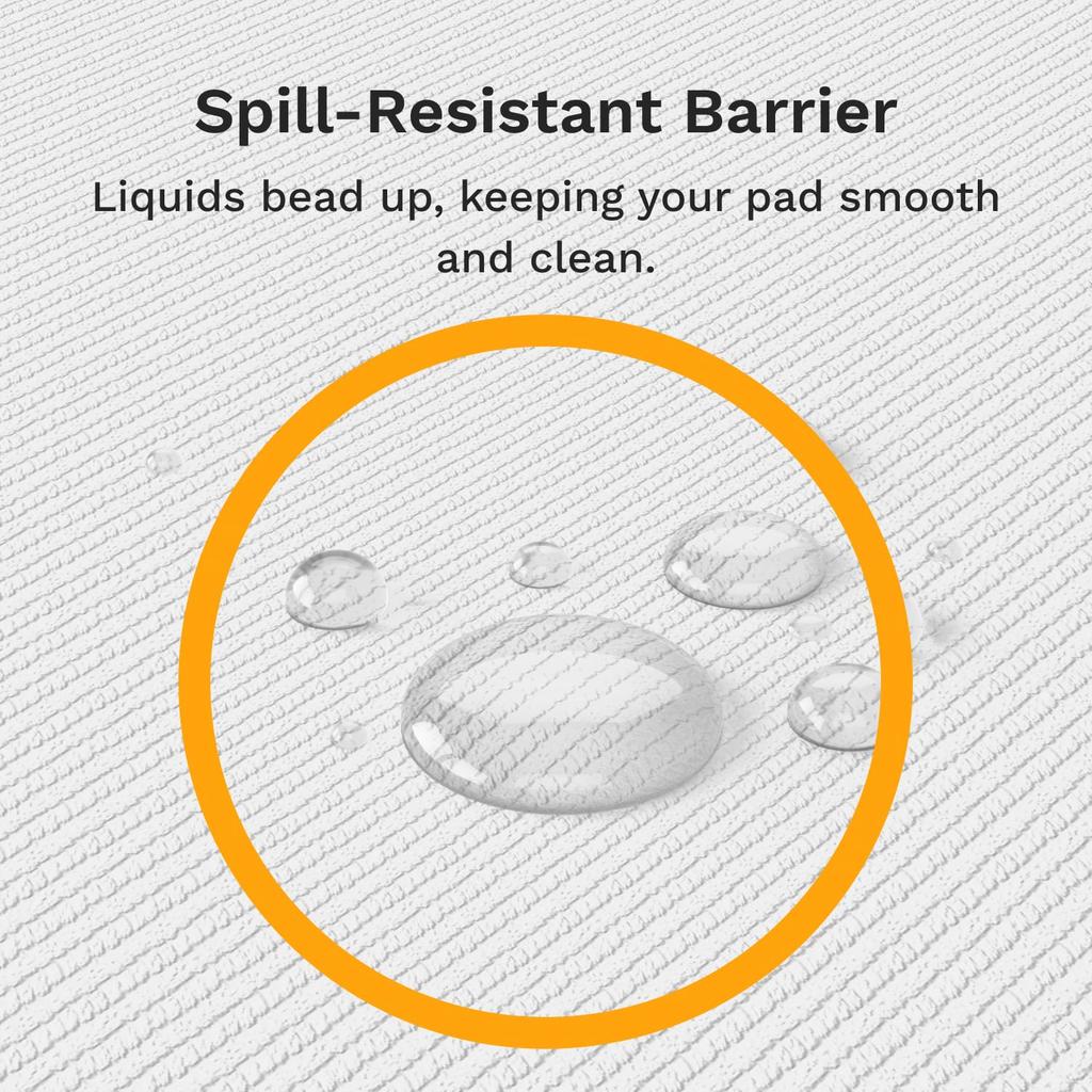 Glorious Mouse Pad 2 Stitched 3XL White Cloth Gaming Mouse Pad x MS0776 (1220 610mm) GLO-MP2-CLTH-STC-3XL-WHT