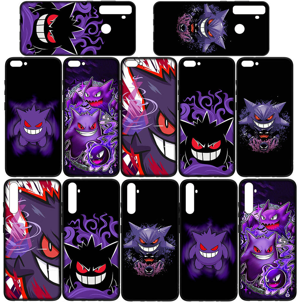 Чехол для iPhone 16 15 Xiaomi Redmi Note 14 13 12 11 Pro Max X 8 9 16e Samsung Galaxy S25 S24 S23 Moto G85 14C OPPO Huawei GO Gengar чехол для телефона