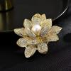 High-End Women's Brooch Collection: Butterfly, Camellia, Pearl Designs - Elegant Jewelry for Christmas & Men's Clothing Accessories