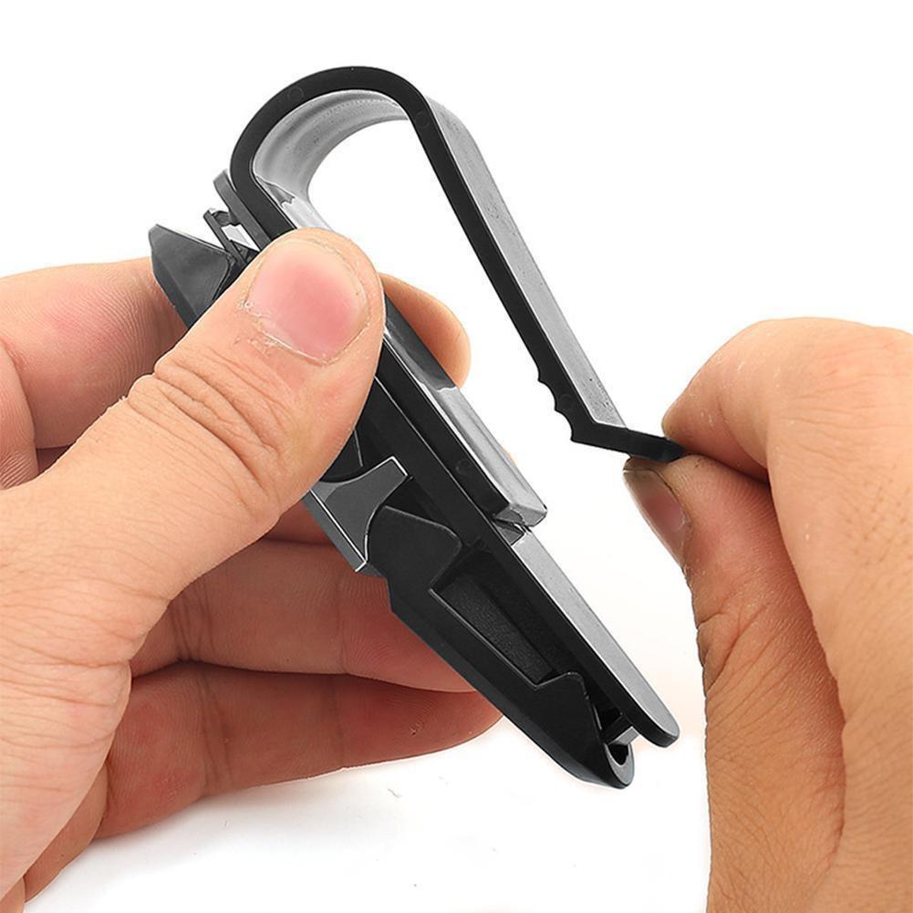 1 шт., зажим для автомобильных очков из углеродного волокна, креативный универсальный автомобильный солнцезащитный козырек, держатель для очков, зажим для билетов, автоаксессуары