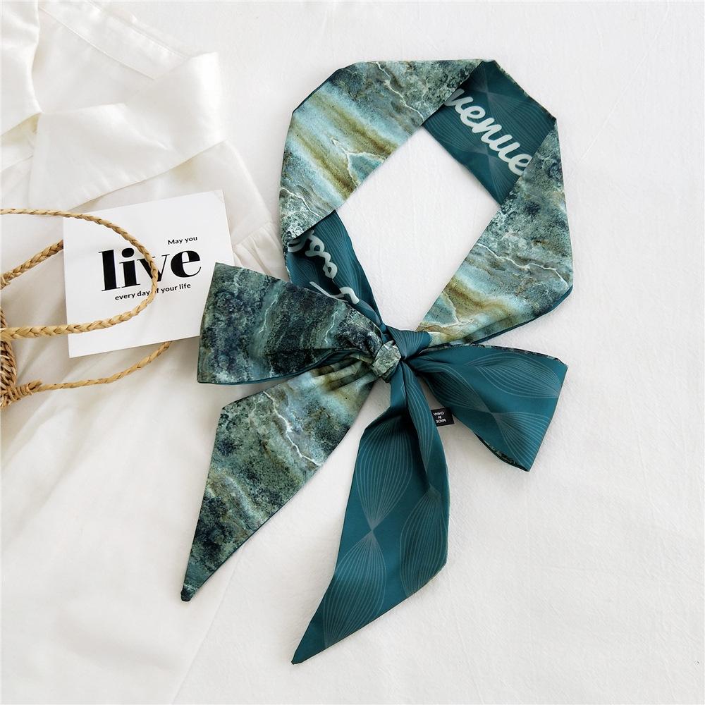 New Scarves Silk Scarves Women'S Spring And Autumn Season Long Decorative Professional Scarves Summer Thin Styles Paired With Shirts Stylish